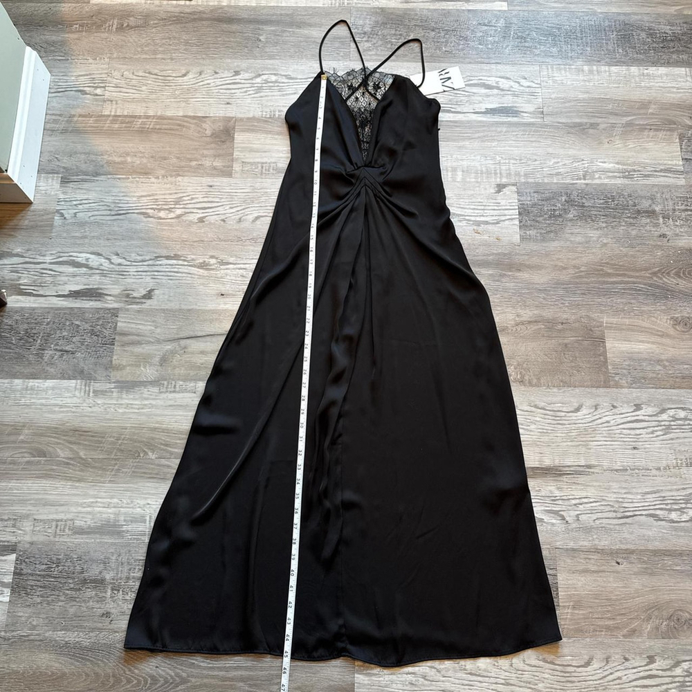 ZARA LONG LACE DRESS - SIZE S - Picture 2 of 8